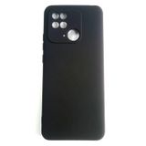 Erkan Xiaomi Redmi 10C Uyumlu Yumuşak Slikon Kılıf Mat Kamera Korumalı