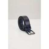 Erkek %100 Hakiki Deri 4 cm Spor Lacivert Kemer