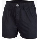 Erkek %100 Pamuk Penye Boxer 6'lı Paket 12030 - XL - Siyah