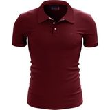 Erkek %100 Pamuk Polo T-Shirt RCPT108 - Bordo