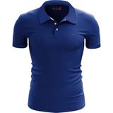 Erkek %100 Pamuk Polo T-Shirt RCPT108 - Mavi