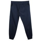 Erkek 118 -156 Kilo Arası İçin Uygun Lastikli Paça Bağcıklı Battal Boy Gabardin Pantolon Lacivert
