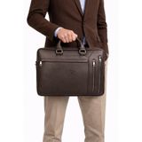 Erkek 15 & 16 inç Evrak Ve Laptop Çantası (Kahverengi)