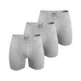Erkek 3 lü Premium Collection Modal Uzun Boxer 3M250 (Gri, M)