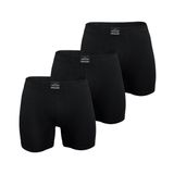 Erkek 3 lü Premium Collection Modal Uzun Boxer 3M250 (Siyah, S)