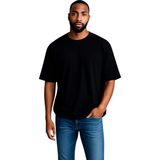 Erkek 30/1 Penye %100 Pamuk Tişört S-M L-Xl-Xxl - Siyah