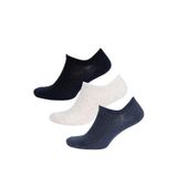 Erkek 3'lü Pamuklu Sneaker Çorap