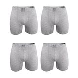 Erkek 4 lü Premium Collection Modal Uzun Boxer 4M250 (Gri, 2XL)