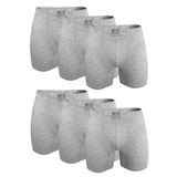 Erkek 6 lı Premium Collection Modal Uzun Boxer 6M250 (Gri, XL)