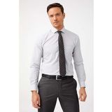 ERKEK A.GRİ SLIM FIT / DAR KALIP EASY IRON ( KOLAY ÜTÜ ) BASIC GÖMLEK