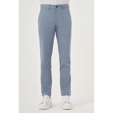 Erkek A. MAVİ İhracat Yazlık Pamuk Yan Cep Slim Fit Chino Pantolon
