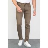 Erkek Açık Camel Slim Fit Dar Kesim Esnek Likralı Denim Jeans Kot Pantolon HLTHE001984 - 30 / 32