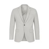 Erkek Açık Gri Blazer Ceket – Slim Fit, Şık Ve Hafif Kumaş, Tek Düğmeli