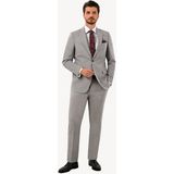 Erkek Açık Gri Regular Fit Takım Elbise - 52 / 6