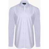 Erkek Açık Gri Slim Fit Pamuk Gömlek - XL