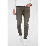 Erkek Açık Haki Slim Fit Dar Kesim Esnek Likralı Denim Jeans Kot Pantolon HLTHE001985 - Açık Yeşil - 29 / 32