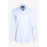 Erkek Açık Mavi Slim Fit Oxford Gömlek