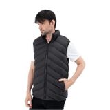 Erkek Antrasit Şişme Yelek Su Geçirmez Waterproof Çapraz Kesim Mevsimlik S