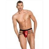 Erkek Aşk Kırmızısı Seksi Metalli Tanga - String CK274598