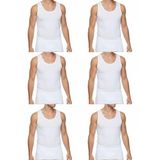 Erkek atlet,% 100 pamuk erkek atlet, ter emen premium fanila atlet, erkek iç giyim, (beyaz, 3XL)