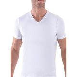 Erkek Aura Beyaz Kısa Kol V Yaka T-Shirt 9508