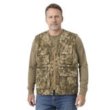 Erkek Avcı Yelek, Kamuflaj Desenli (2XL)