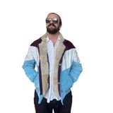 Erkek Aztek Retro Bomber Oversize Desenli Vintage Ceket Mpgms4 Tek Beden
