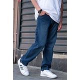 Erkek Baggy Bol Kesim Pantolon - Lacivert - 30