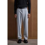 Erkek Baggy Fit Kumaş Pantolon Gri - S
