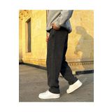 Erkek Baggy Fly Loose Fit Jeans Kemer Arkası Lastikli Kot Pantolon