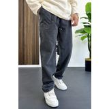 Erkek Baggy Kalıp Pantolon Antrasit Edw130