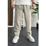 Erkek Baggy Kalıp Pantolon Bej Edw130