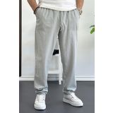Erkek Baggy Kalıp Pantolon Gri Edw130
