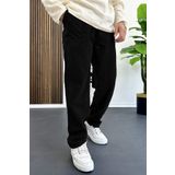 Erkek Baggy Kalıp Pantolon Siyah Edw130