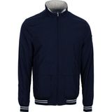 Erkek Baharlık Mont Lacivert Gri Çift Taraflı Slim Fit Ceket NCS JEANS 4506 - Gri - Lacivert