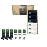 Erkek Bambu Kısa Patik Çorap 6 Çift – Dikişsiz, Kutulu Yazlık Set – Nefes Alır, Kaymaz, Hediye Kutulu (SİYAH-BEYAZ)