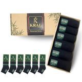 Erkek Bambu Kısa Patik Çorap 6 Çift – Dikişsiz, Kutulu Yazlık Set – Nefes Alır, Kaymaz, Hediye Kutulu (SİYAH)