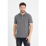 Erkek Basic Polo Yaka Tişört (Regular Fit) Antrasit