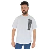 Erkek Baskılı Oversize Tişört 2380 BGL-ST02803