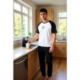 Erkek Baskılı Reglan Kol Pijama Takımı Fonksiyonel Dayanıklı Kaliteli Konforlu Estetik Şık