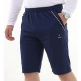 Erkek Battal Beden 118-157 Kilo Arası için Uygun Rahat Kalıp Likralı Penye Kapri (İNDİGO, 8XL)