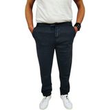 Erkek Battal Büyük Beden Bel Kemerli Kordonlu Lastikli 3 Cepli Duble Paça Pike Kumaş Spor Model Bol Rahat Kalıp Jogger Pantolon - Antrasit - 4XL/48
