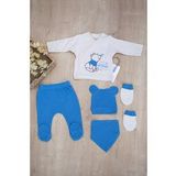 Erkek Bebek 5 Li Hastane Çıkışı Seti STL6122