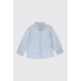 Erkek Bebek Basic Mavi Oxford Gömlek 2 Yaş (92 cm)