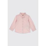 Erkek Bebek Basic Pembe Oxford Gömlek 0-6 Ay (56-62 cm)