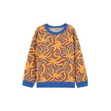 Erkek Bebek Baskılı Bisiklet Somon Sweatshirt 0-6 Ay (56-62 cm)