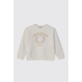 Erkek Bebek Baskılı Ekru Sweatshirt 3 Yaş (98 cm)