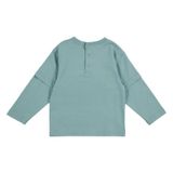 Erkek Bebek Baskılı Uzun Kollu Mint Tişört 12-18 AY (80-86 cm)
