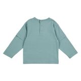 Erkek Bebek Baskılı Uzun Kollu Mint Tişört 6-12 Ay (68-74 cm)