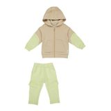 Erkek Bebek Bej 2'li Eşofman Takım 6-12 Ay (68-74 cm)